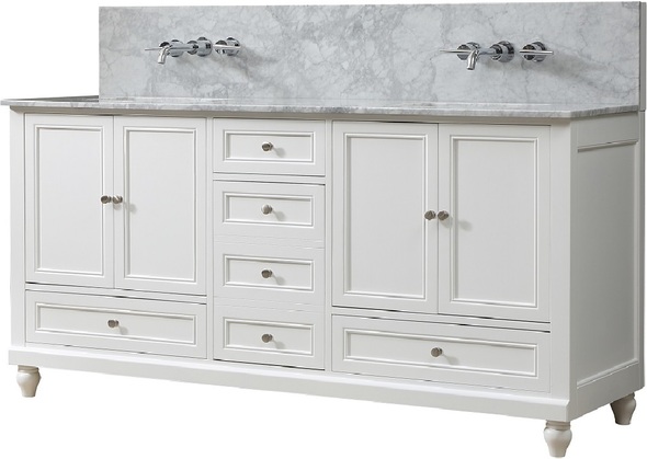 30 vanity with top Direct Vanity White Transitional