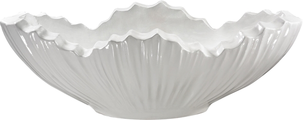 large ceramic white vase ELK Home Vase / Jar / Bottle Vases-Urns-Trays-Finials Gloss White Transitional