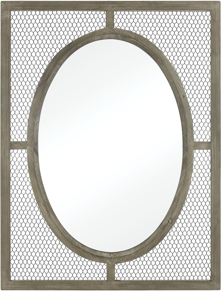 standing mirror with frame ELK Home Mirror Mirrors Salvaged Grey Oak, Pewter Transitional