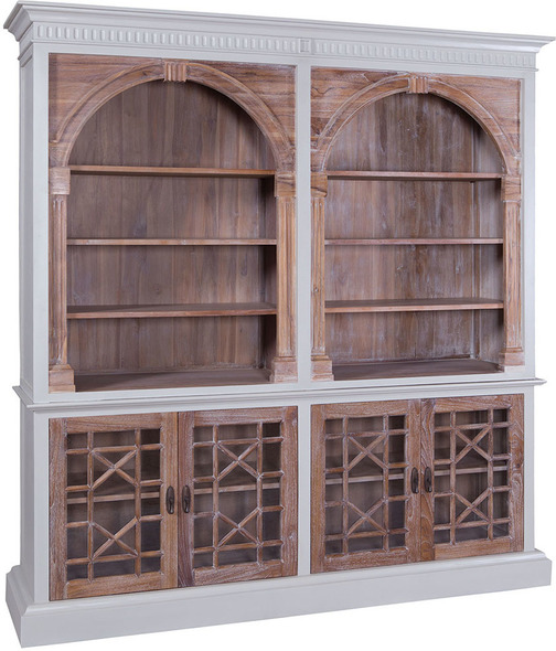 unique bookshelves for small rooms ELK Home Bookcase / Shelf Shelves and Bookcases Grain de Bois Greige Traditional