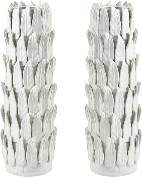 ELK Home Vase / Jar / Bottle Vases-Urns-Trays-Finials Matte White Modern / Contemporary