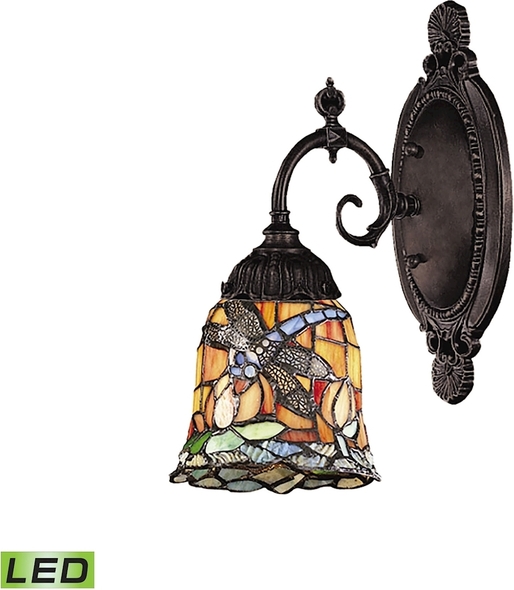 latest wall light design ELK Lighting Sconce Tiffany Bronze Traditional