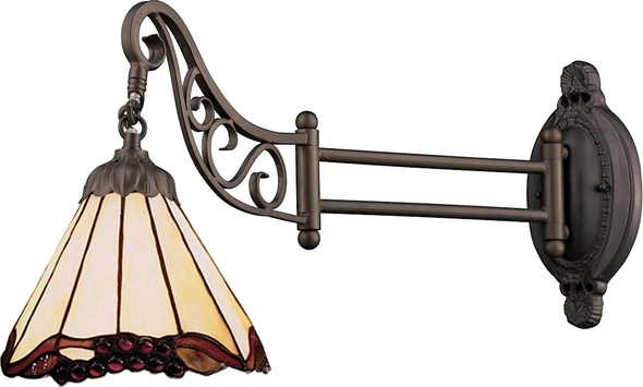 street lamp floor lamp ELK Lighting Sconce Tiffany Bronze Traditional