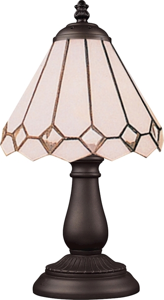 desk tree lamp ELK Lighting Table Lamp Tiffany Bronze Traditional
