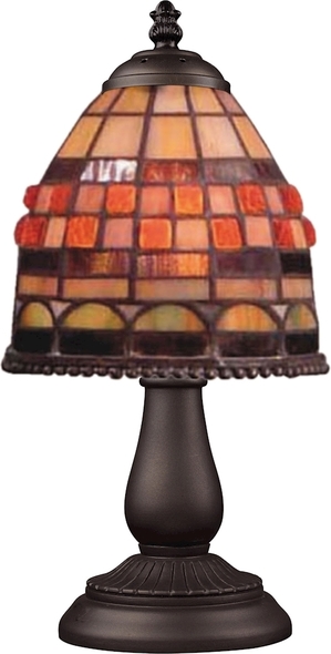 brass peacock lamp ELK Lighting Table Lamp Tiffany Bronze Traditional