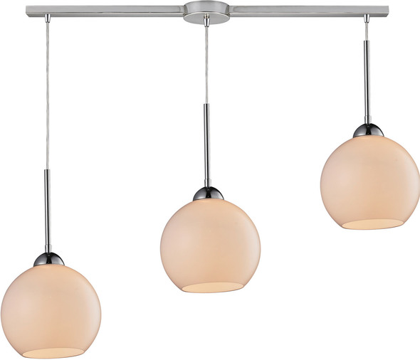 lantern ceiling pendant ELK Lighting Mini Pendant Polished Chrome Modern / Contemporary