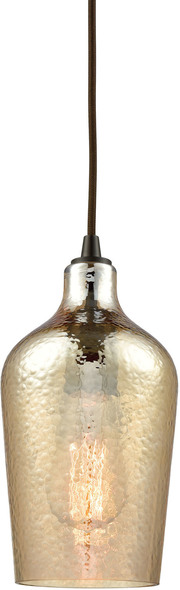 black lantern pendant light kitchen island ELK Lighting Mini Pendant Oil Rubbed Bronze Transitional