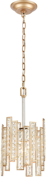 small hanging light fixtures ELK Lighting Mini Pendant Matte Gold, Polished Nickel Modern / Contemporary