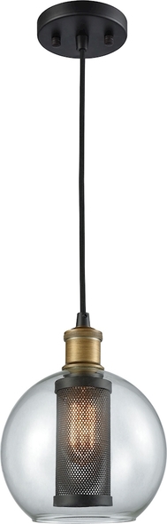 rose gold pendant light kitchen ELK Lighting Mini Pendant Oil Rubbed Bronze, Tarnished Brass Modern / Contemporary