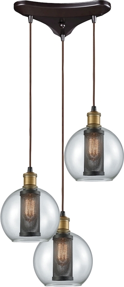 decor pendant lights ELK Lighting Mini Pendant Oil Rubbed Bronze, Tarnished Brass Modern / Contemporary