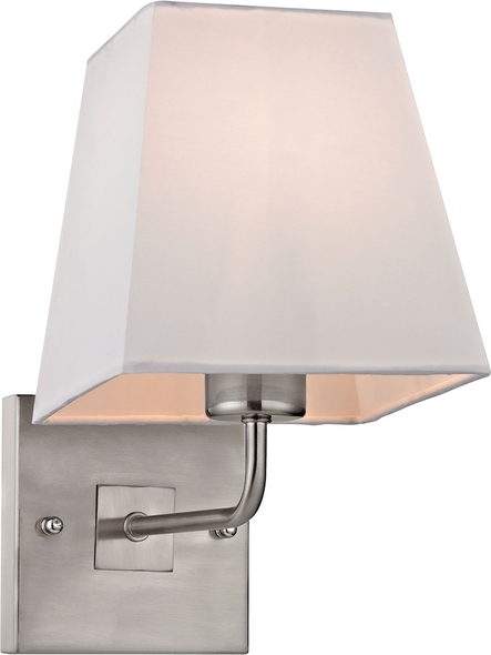 latest wall lamp design ELK Lighting Sconce Brushed Nickel Transitional