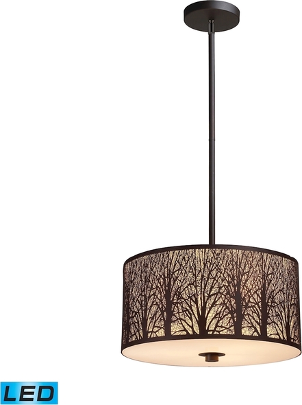small ceiling lights for kitchen ELK Lighting Pendant Aged Bronze Modern / Contemporary