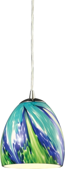 design ceiling lamp ELK Lighting Mini Pendant Satin Nickel Modern / Contemporary
