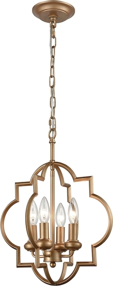 modern led lighting chandelier ELK Lighting Chandelier Matte Gold Transitional