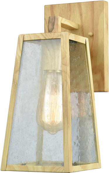 brass lantern outdoor light ELK Lighting Sconce Birtchwood Transitional