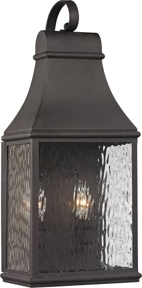 pendulum lamp ELK Lighting Sconce Charcoal Traditional