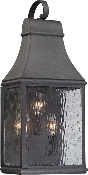 ceiling lamp bulb ELK Lighting Sconce Charcoal Traditional