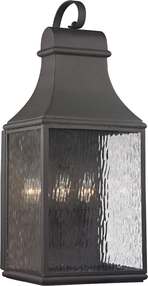 wall light design outdoor ELK Lighting Sconce Charcoal Traditional