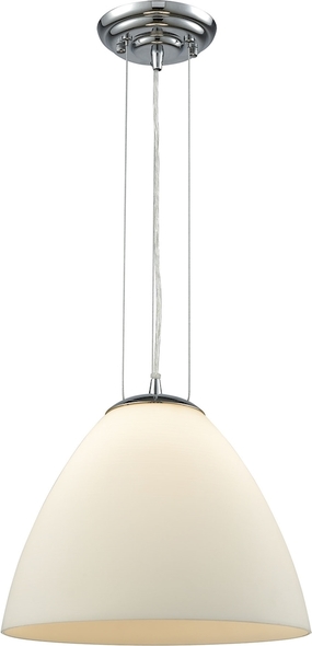 wrought iron pendant lights kitchen ELK Lighting Mini Pendant Polished Chrome Modern / Contemporary
