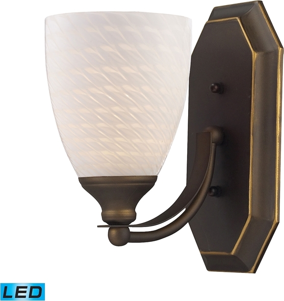 light bulbs for ELK Lighting Vanity Light Aged Bronze Transitional