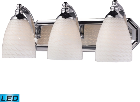 4 light bath bar ELK Lighting Vanity Light Polished Chrome Transitional