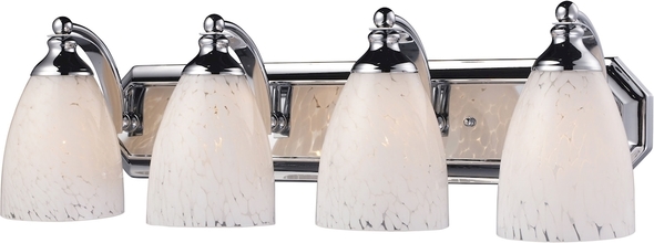 bathroom vanity pendants ELK Lighting Vanity Light Polished Chrome Transitional