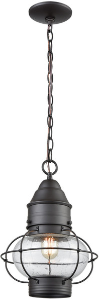 oil lamp outdoor ELK Lighting Hanging Oil Rubbed Bronze Traditional
