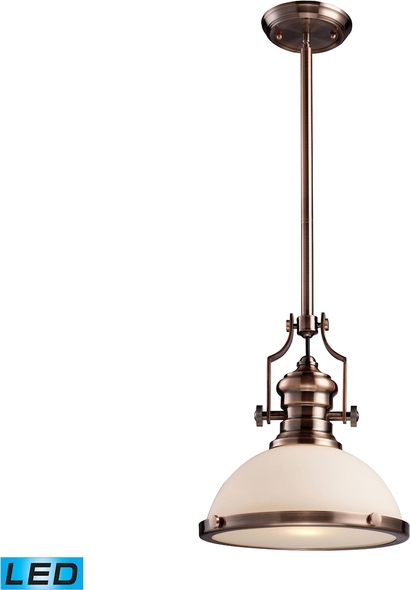 cheap ceiling light fixtures ELK Lighting Pendant Antique Copper Transitional