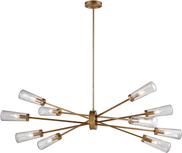chandelier 4 light ELK Lighting Chandelier Matte Gold Modern / Contemporary