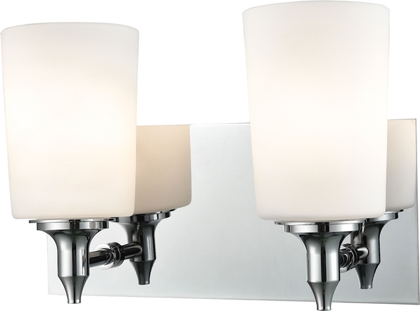 6w led lamp ELK Lighting Vanity Light Chrome Transitional