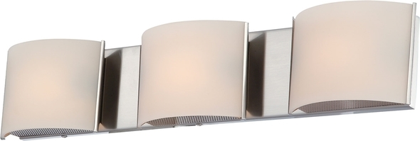 best lightbulb for bathroom ELK Lighting Vanity Light Satin Nickel Modern / Contemporary
