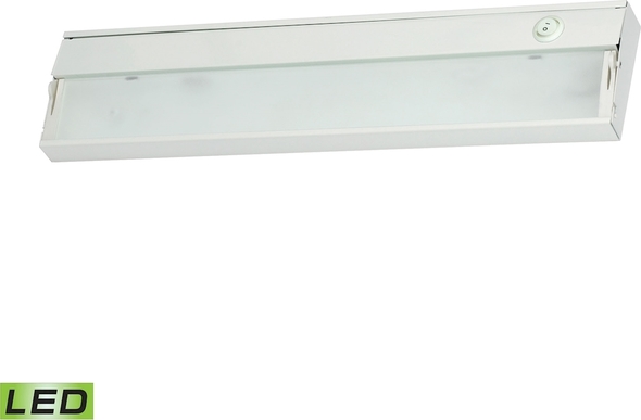 led under cabinet lighting direct wire ELK Lighting Under Cabinet / Utility Cabinet and Task Lighting White Modern / Contemporary