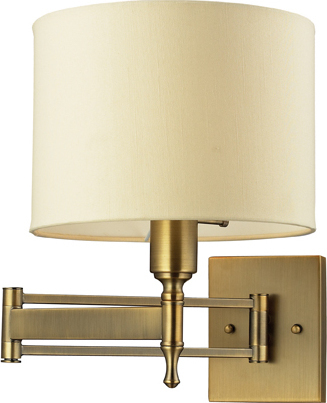 night wall lamp for bedroom ELK Lighting Sconce Antique Brass Transitional
