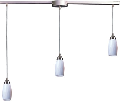 buy hanging light ELK Lighting Mini Pendant Satin Nickel Transitional