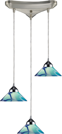 small ceiling lights for kitchen ELK Lighting Mini Pendant Polished Chrome Modern / Contemporary