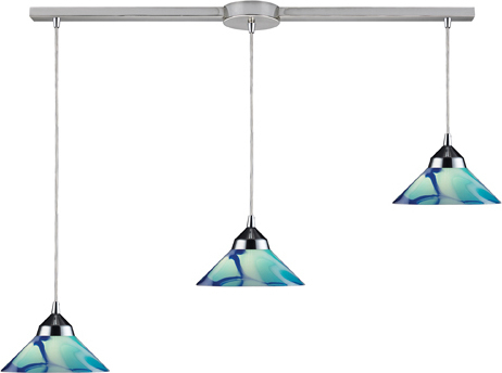 globe glass ceiling light ELK Lighting Mini Pendant Polished Chrome Modern / Contemporary