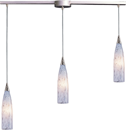 decorative hanging lights for bedroom ELK Lighting Mini Pendant Satin Nickel Transitional