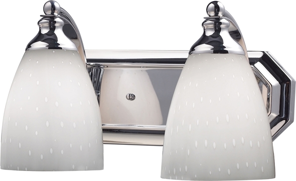 vanity lights for bathroom black ELK Lighting Vanity Light Polished Chrome Transitional