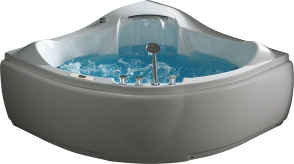jacuzzi tub steam shower combo Eago Whirlpool Tub White Modern