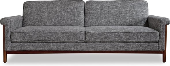 green couch Edloe Finch Sleeper Sofa Sofas and Loveseat Fabric color: Charcoal Midcentury