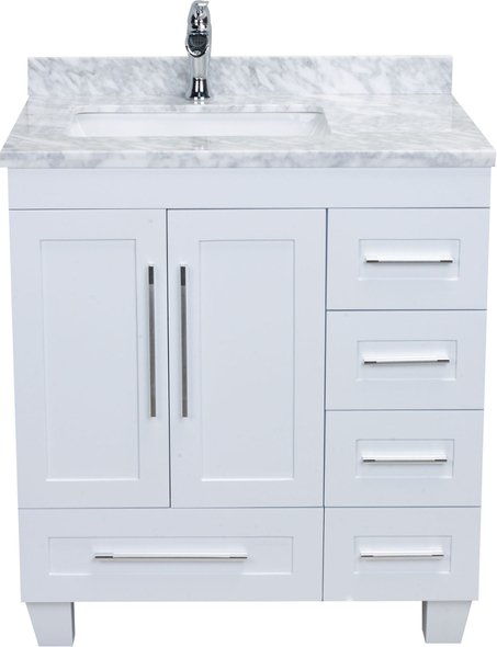 72 inch double vanity Eviva bathroom Vanities White Transitional/Modern 