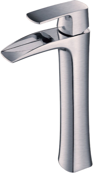 bronze one handle bathroom faucet Eviva Brushed Nickel