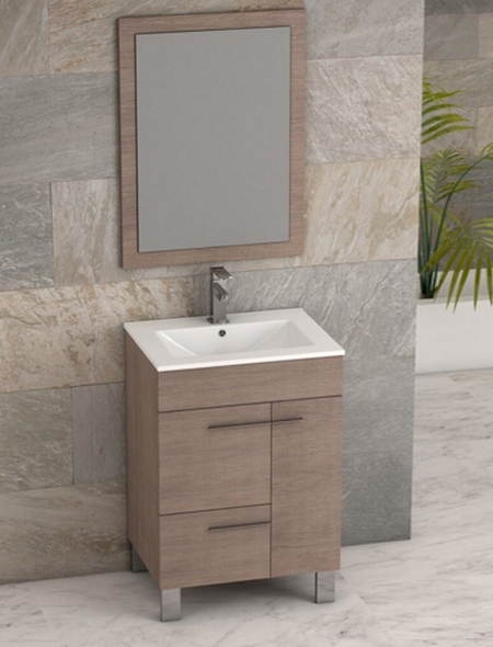 60 inch vanities Eviva bathroom Vanities Medium Oak Modern