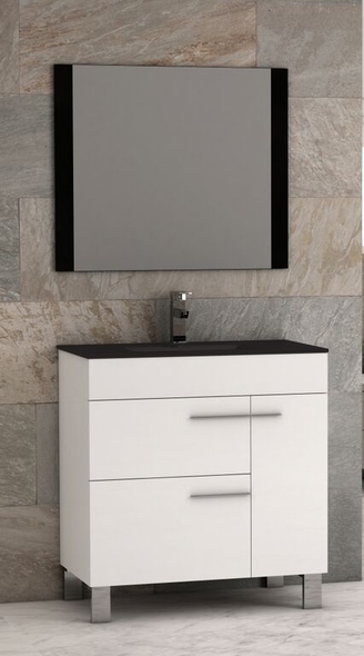 rustic wooden sink unit Eviva bathroom Vanities White Modern