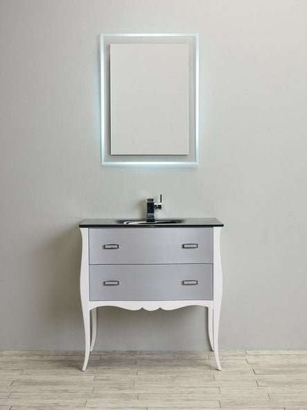 large vanity set Eviva bathroom Vanities White/Grey Modern