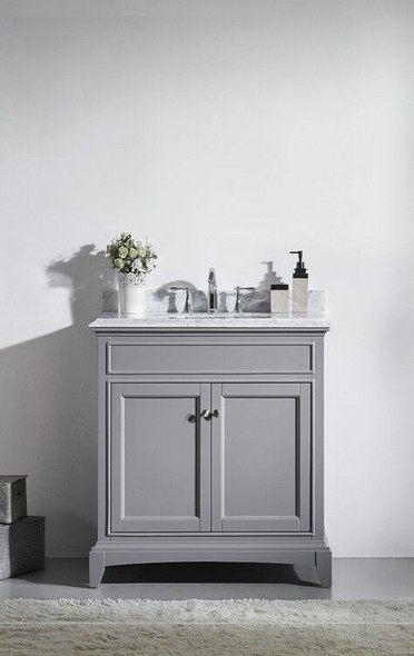 large counter top basin Eviva bathroom Vanities Gray (Chilled Grey) Traditional/ Transitional