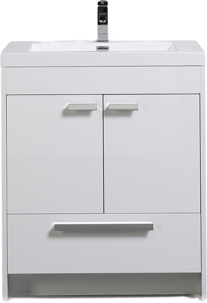 rustic wooden sink unit Eviva White