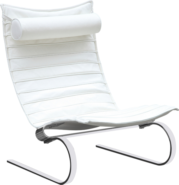 Fine Mod Imports lounge Chairs White Contemporary/Modern