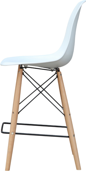 Fine Mod Imports bar stool Bar Chairs and Stools White Contemporary/Modern