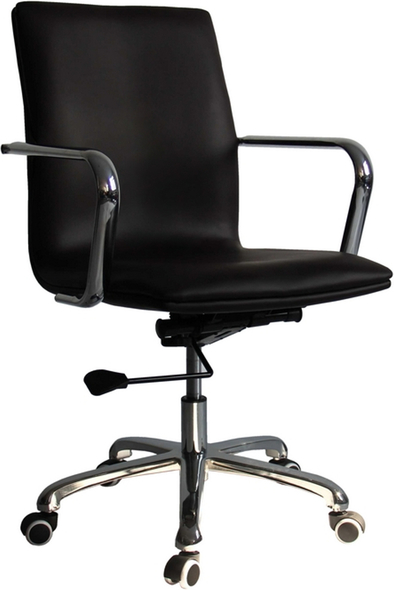high end office chairs near me Fine Mod Imports office chair Office Chairs Dark Brown Contemporary/Modern